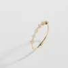 14k gold cz ring