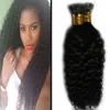 I IP Extensions Extensions 100G AFRO Kinky вьющиеся волосы наращивания волос 100s предварительно связанные кератиновые палочки