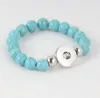 2020 Hot Sales 20cm Noosa Chunks Snap Button Sieraden Turquoise Noosa Armband Snap Knoppen 10pcs / lot Multi Color Selectie