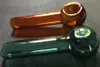 Smoking Blown Glass Hand Pipes Mini Small Pyrex Tobacco Spoon Bowl Pot Pipe Dab Rigs Bubbler