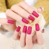 Daily Wear Ladies False Nails 24 st Set Long Frosted Metallic Style Full Nail Tips Art and Salon