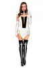 Virgin Mary Sexy Nun Costume Adult Women Cosplay Dress With Black Hood For Halloween Sister Cosplay Party Costume Nun Outfits Y1892611