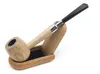 The new pipe straight pipe type small log wood portable 150mm metal smoking cigarette holder