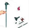 New Creative Vibration Solar Power Dancing Flying Fluttering Butterflies Hummingbird Garden Decorative Stake