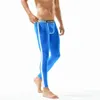 2018 New Winter Men Fashion Sexy Long Johns Cotton Thermal Underwear Solid Warmtight Single Long Leggings Pants High Quality265U