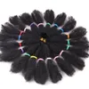 Mode Mega Afro crépus cheveux synthétiques 22quotCrochet tresse cheveux pour femmes noires Extensions de cheveux 4857884