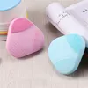 Silicone Elektrische Gezichtsreiniging Borstel Mini Draagbare Ultrasone Beauty Instrument Waterdichte Gezicht Cleaner Massager Blackhead Porle Cleanser