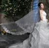 Backlakegirls 성당 웨딩 베일 액세서리 26 미터 Voile Mariage Vail Velos Lace Cotton Bride Veils5215487