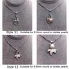 Configuración de collar de perlas MLJY Configuración de colgante de astilla 14 estilos Configuración de joyería de collar de perlas de bricolaje con cadena Regalo de bodas de Navidad