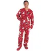 Familjmatchande julpyjamas set Xmas Women Man Baby Kid Hooded Sleepwear Nightwear 2017 New Family Match Print Pyjamas Set6643621