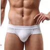 Calcinhas masculinas de cintura baixa novas cuecas masculinas de algodão de cintura baixa ropa interior hombre #PY30