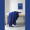 Nuovo design Cobertor Coperta lavorata a maglia per letti Coperta in cotone Coperta da viaggio in aereo Plaid Copriletto Copriletto Coperte per maglieria per camera da letto