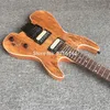 新しいArriva Steinber Headless Electric Guitar Portable Guitar Nature Color Spalted Maple Top Whole7084230