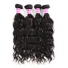 Brasilianska Virgin Human Hair Bundles Obehandlat Rikt Hår Vävar Malaysisk Deep Wave Wefts Vattenvåg Hårförlängningar Gratis frakt