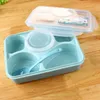 Bento Box Tableware Suit Oven lunchbox Microwave Dinnerware Sets Food Container Large Meal Box Five plus a separation Hot sales