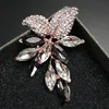 CINDY XIANG Big Crystal Flower Large Brooch Grape Pins and Brooches Wedding Jewelry Bijouterie Corsage Dress Coat Accessories