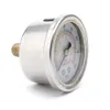 CNSPEED Kraftstoffdruckmesser 0–160 psi, Flüssigkeitsdruckanzeige, weißes Gesicht, Kraftstoffanzeige, 1/8 NPT, für Auto, universell