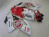 100% formsprutning Röd vit Alstare Corona Fairing Kit för Suzuki 2006 2007 GSXR 600 750 K6 GSXR600 GSXR750 06 07 Bodywork DF66