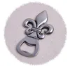 Ouvre-bouteilles en étain avec boîte cadeau Faveurs et cadeaux de mariage "Fleur de Lis" Cadeau de mariage