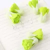 Eraser Pencil Kawaii erasers cute 2 pcs/set cabbage shape Eraser student gift Creative Eraser vegetable style school office supply