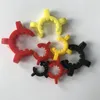 Adattatore per bong in vetro DHL all'ingrosso Clip in plastica 10mm 14mm 18mm Serratura in plastica per collettore di nettare in vetro Bong Accessori per fumatori