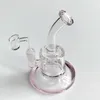 Mini Bangs en verre Petits plates-formes Dab Tuyau d'eau à percolateur en ligne Bong de 6 pouces d'épaisseur avec banger à quartz de 4 mm CS1811335067