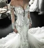 new arrival mermaid wedding dresses illusions