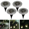 Solar Powered Ground Light Waterproof Garden Pathway Deck Lights With 8 LEDs Solar Lamp for Home Yard Driveway Lawn Road