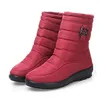 Women Snow Ankle Boots Female Zipper Down Winter Boots Anti Skid Waterproof Flexible Plush Insole Botas