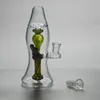 Nieuwe lava lamp glas bong 8 inch waterpijpen 5mm dikke 14mm vrouwelijke gezamenlijke olie dab rig gaten perc waterleidingen met kom XL-LX3