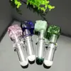 Single round colored skull glass pipe Glass bongs Oil Burner Glass Water Pipe Oil Rigs Smoking Rigs Free