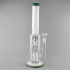 Narguilé grand bang en verre épaisseur corne de boeuf tuyau d'eau fusée percs recycleur filtre clair bâton 18mm joint femelle