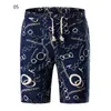 Pantaloncini casual con stampa 3D Pantaloncini casual traspiranti Masculinobeach Uomo Fitness Pantaloncini da surf Mens New Summer Loose Print Beach