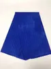 5 yards lot good sale royal blue african cotton fabric embroidery swiss voile dry lace for dressing bc1614