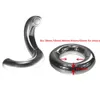 Heavy Duty Magnetic Stainless steel Ball Scrotum Stretcher penis Cock Ring For Big Man Delay vejacula Sex Toy adult product Y18110302