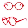 ファッションメガネフレームラウンド眼鏡レンズユニセックスデザインArale眼鏡プラスチックDHL出荷