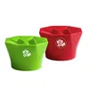 Bowl Microwave Silicone Tool Popcorn Container Bowl Geometric Shape Popcorn Bucket Western Style Bucket Directly Heated Tools