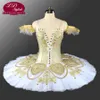 Gold Professional Ballet Tutu Kobiety Nutcracker Performance Stage Wear Girls Balet Taniec Kostiumy Kostiumy Baletowe Spódnica