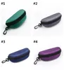 New 14 colors Eyeglasses Box Sunglasses Case Glasses Bag Eyeglasses Carry Box Sunglass Portable Zipper Hook Hard Holder Sunglasses1783039