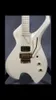 Kundenspezifische abstrakte Kingpin White E-Gitarre 26 Bünde China Guitars