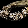 Leaves Wedding Hair Accessories Bridal Hair Vine Wedding Headband crystal tiaras and crowns Head Piece hair decoration