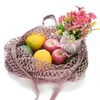 Mesh Net Bag String Shopping Storage Bags Baskets Tote Woven Bag Reusable Fruit Vegetables Storage Handbag Mesh Bags