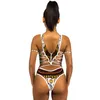 Styl Afrykański One Piece Swimsuit Bikinis Garnitury Kąpielowe Digital Print Costumi Da Bagno Seksowne Stroje kąpielowe Stringi Stroje kąpielowe dla kobiet