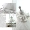 Newborn Baptism Dress For Baby Girl 1 2 Years Birthday Wear Toddler Girl Christening Gown Clothes Tulle Tutu Infant Party Dress Y11302384