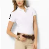 New 2021 women Big Horse embroibery Brand Polo Shirt Polos Men Short Sleeve causal shirt classical style241S