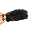 Kinky Curly Remy Stick Tensione Indian Human Hair Extensions Capelli 100G / Fili Naturali Black Black Capelli Umani I-Suggerimento Estensioni dei capelli