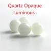 Nuovo luminoso incandescente 6mm 8mm Quartz Terp Pearl Ball Insert con rosso blu verde vetro trasparente Terp Top perle per unghie da fumo al quarzo