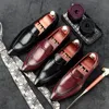 Basic Italian Designer Man Casual Shoes Genuine Leather Height Increasing Loafers Pointed Toe Men's Bridal Party Footwear GD66