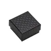 Wholesale 48ピースマルチカラーリングスタッドジュエリーディスプレイボックスブラックスポンジダイヤモンドテクスチャペーパーリングイヤリング収納パッケージギフトボックス5 * 5 * 3 cm