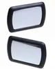 Car Sun Visor Cosmetic Mirtic Interior Make up for Ladies with Metal Clip ABS Glass3287